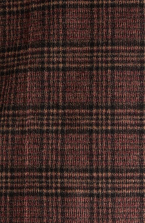 Marine Layer Colette Plaid Peacoat In Brown