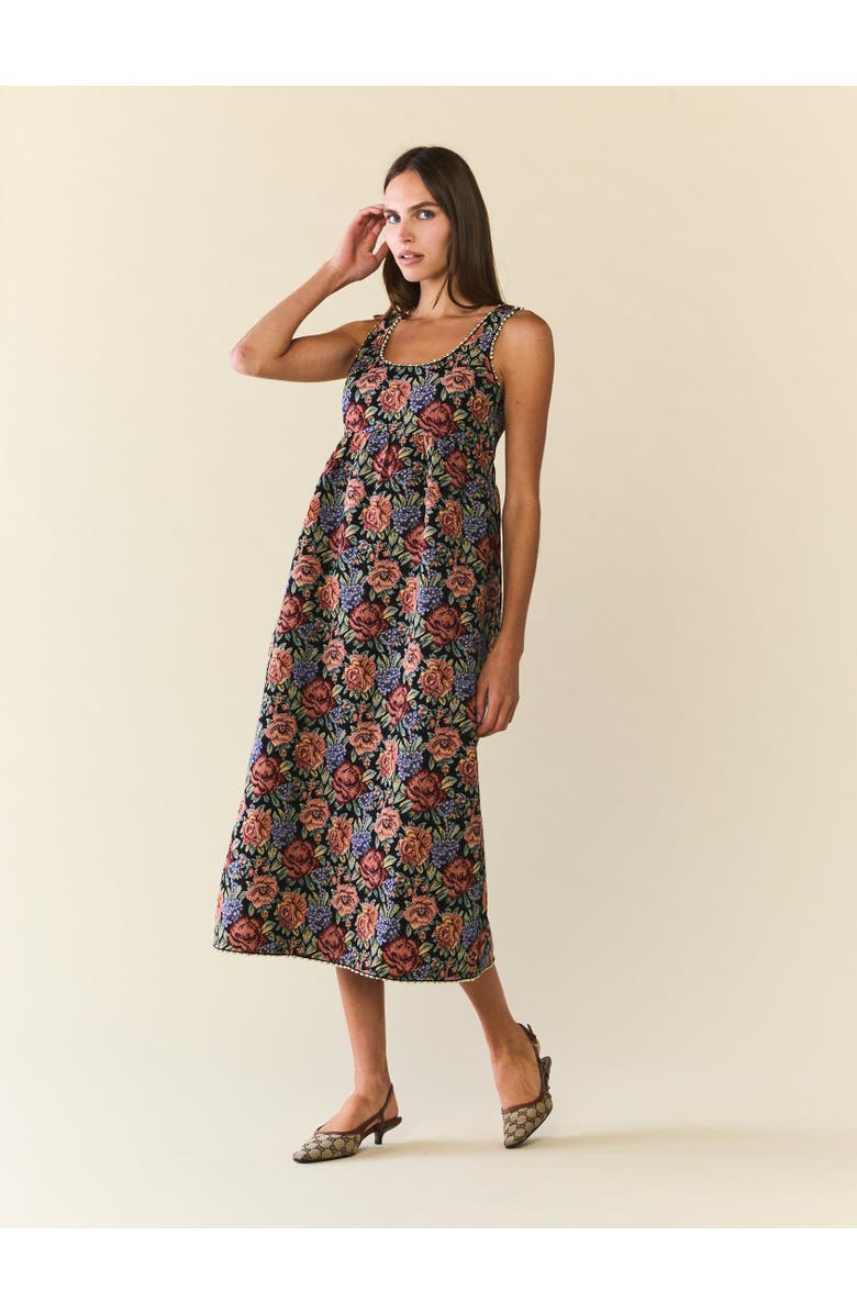 Eddy Emily Dress, Alternate, color, Black Rainbow Jacquard