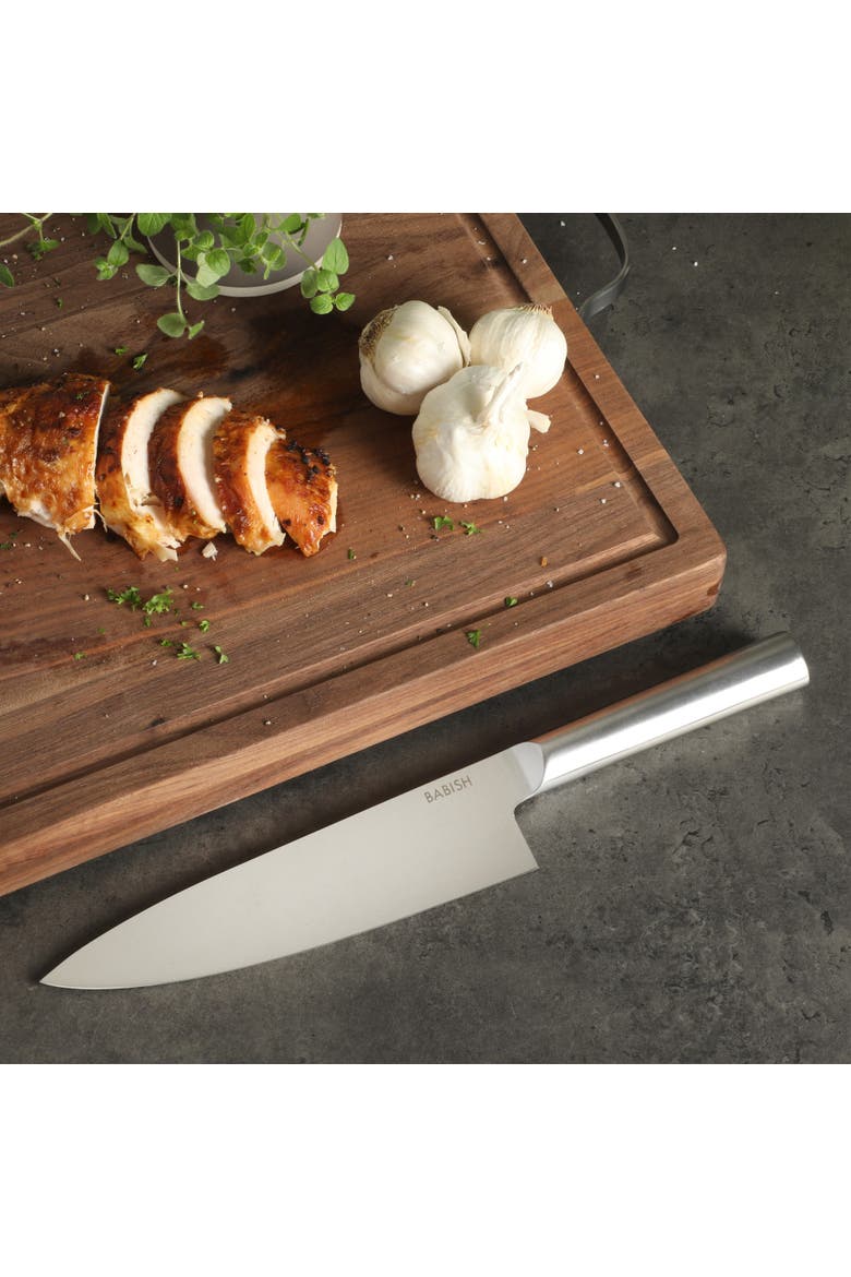 Chef Knife High Carbon 1.4116 German Steel Kitchen Knife, Alternate, color, Stainless Steel