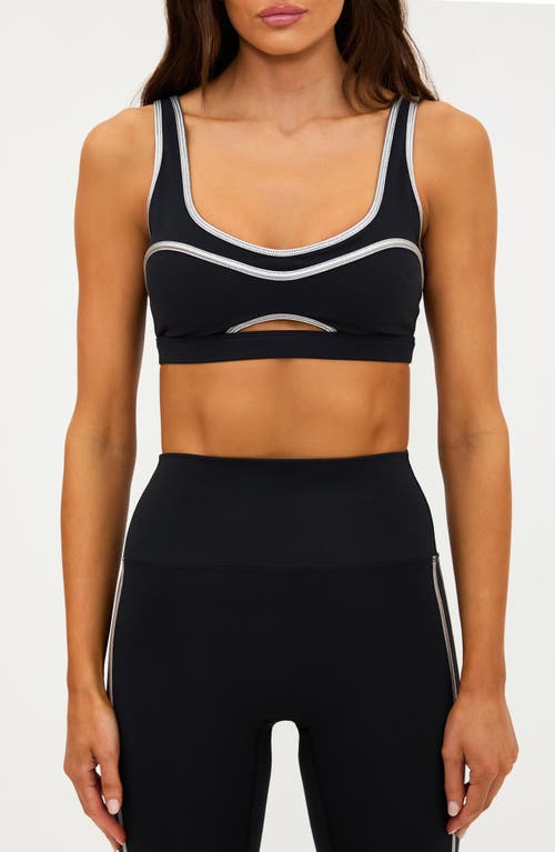 Beach Riot Moxie Sports Bra In Black