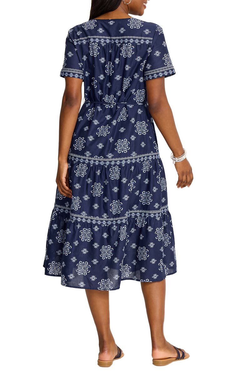 Tommy Bahama Coastal Tiles Print Dress, Alternate, color, Coastline