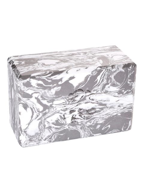 4 in. Marbled Foam Yoga Block