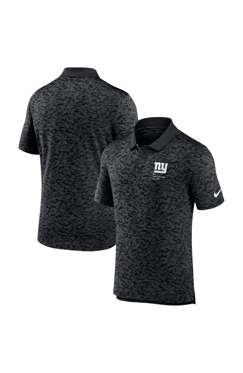 Nike Men's Nike Black New York Giants Pique Fashion Performance Polo, Main, color, Black