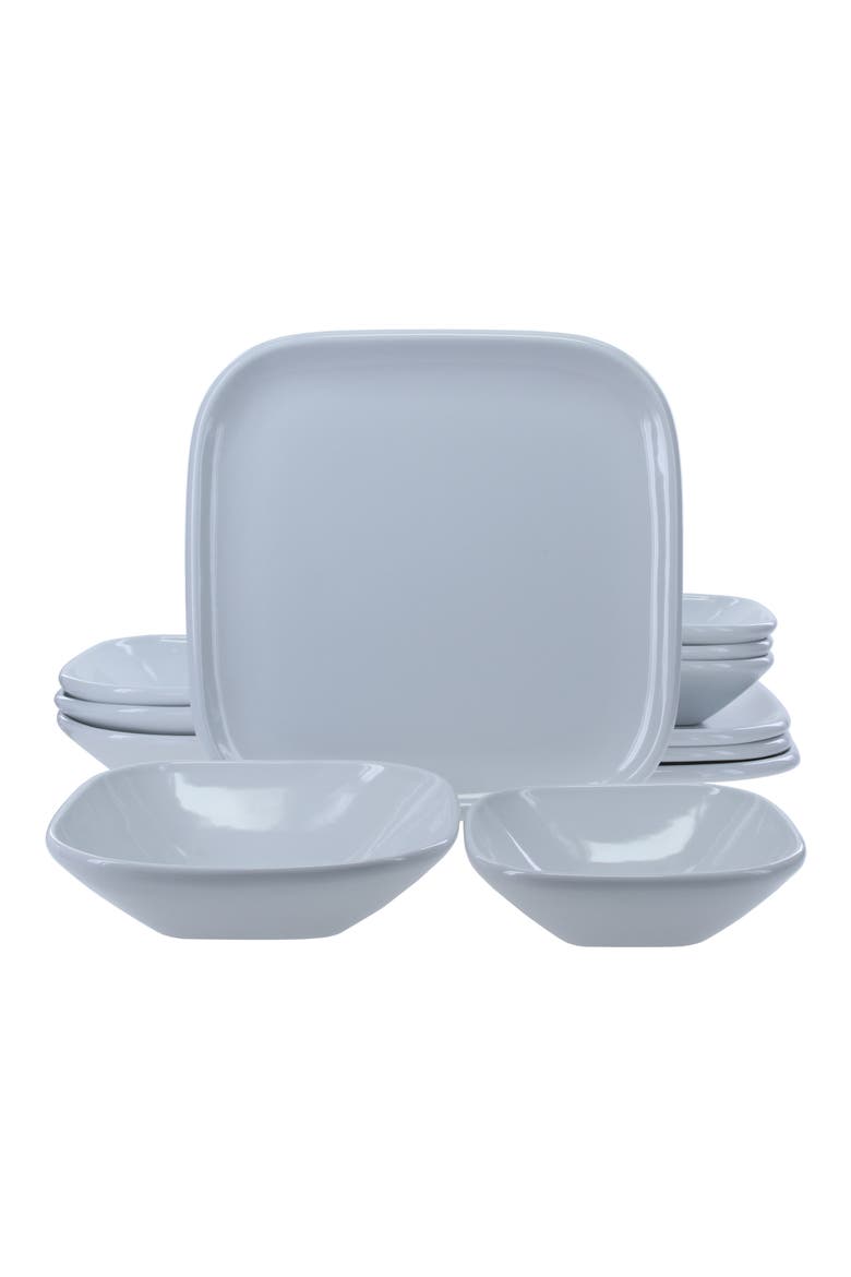 12-Piece Assorted Impulse Dinnerware Set, Main, color, WHITE
