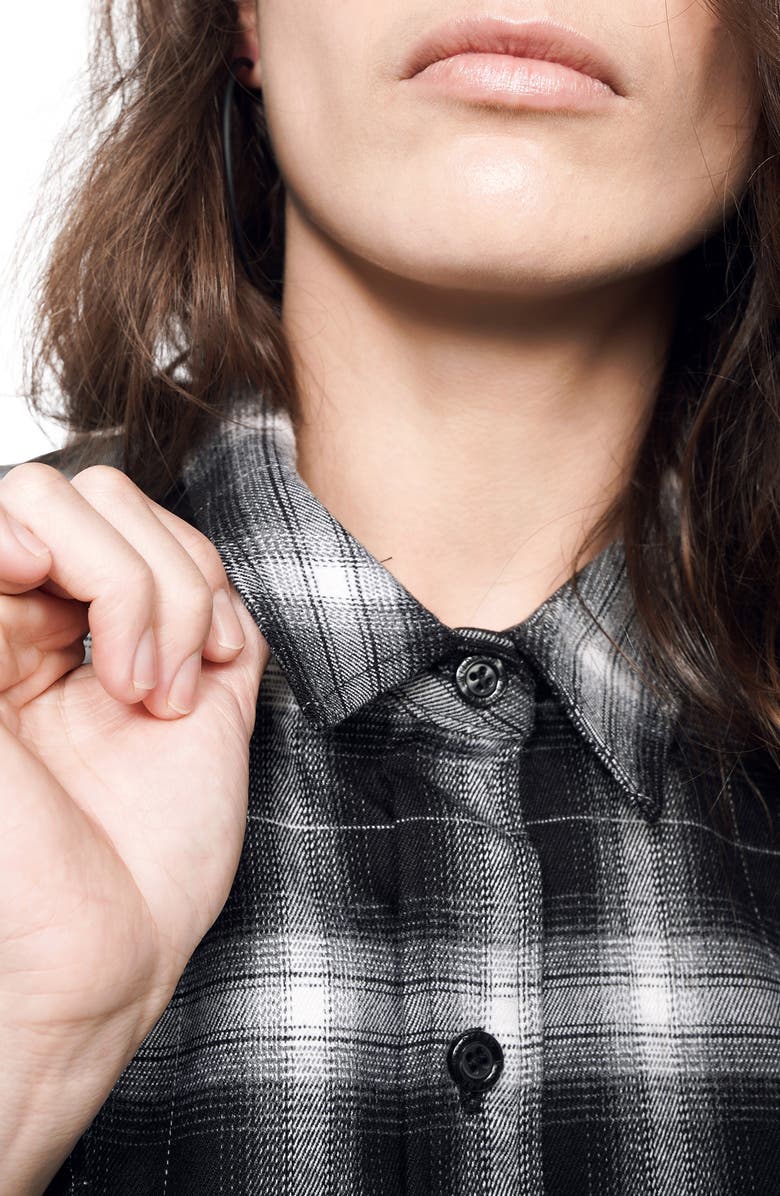 WILDFANG The Essential Plaid Flannel Button-Up Shirt, Alternate, color,