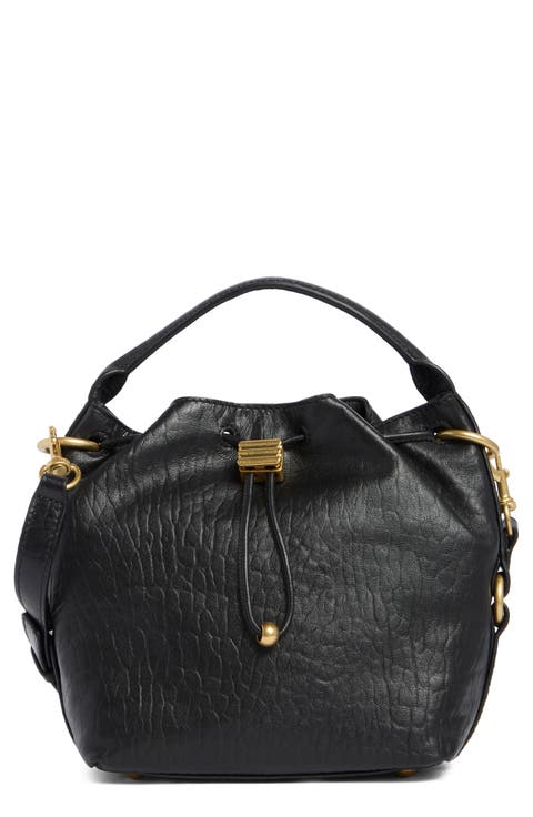 Pippa Leather Bucket Bag