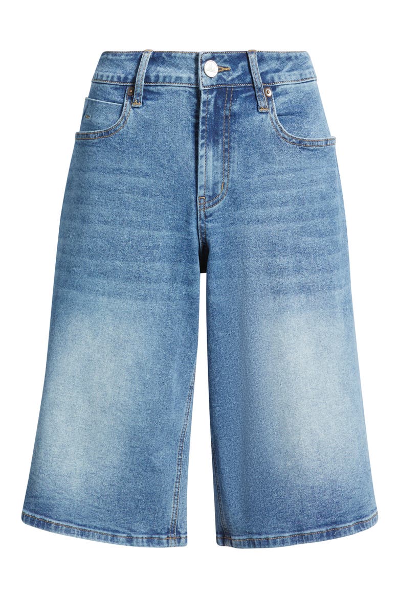 Relaxed Denim Shorts, Alternate, color, VINTAGE WHISKER