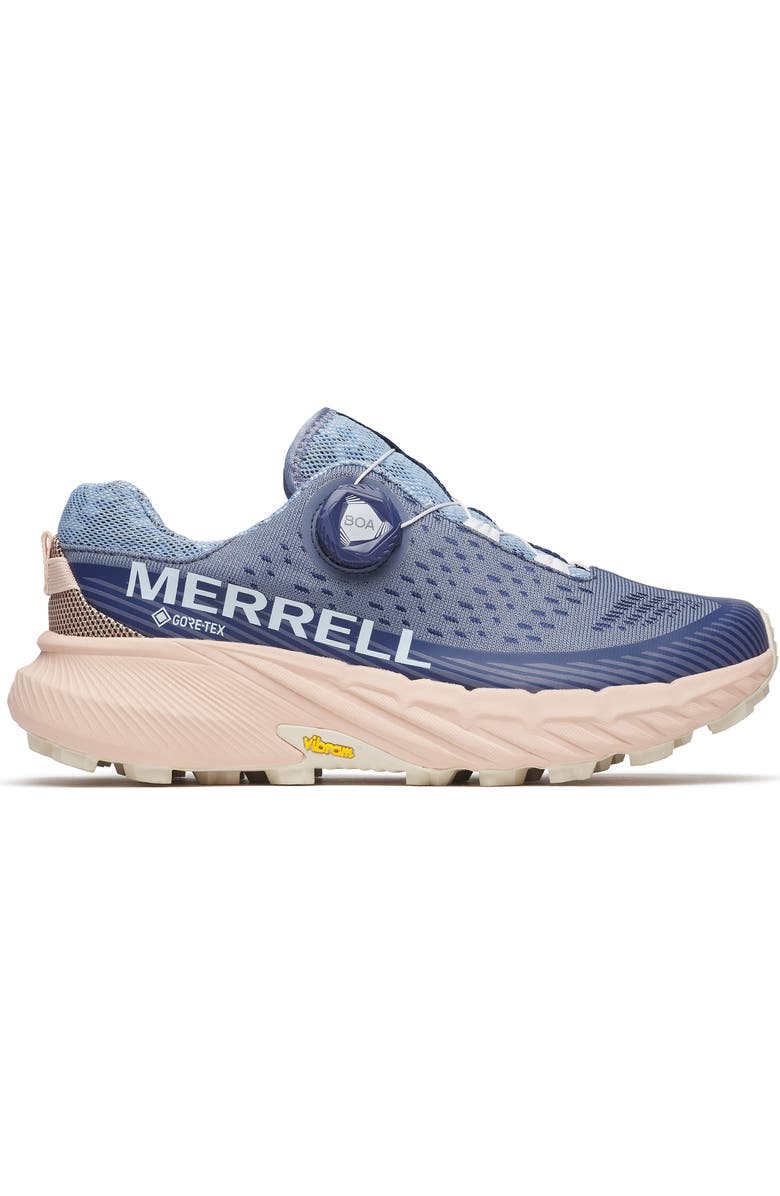 Merrell Agility Peak 5 BOA<sup>®</sup> Gore-Tex<sup>®</sup> Waterproof Trail Running Shoe, Alternate, color,