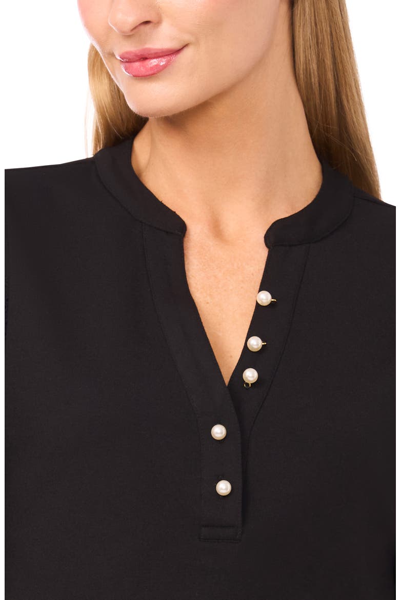 Puff Sleeve Shirt, Alternate, color, RICH BLACK