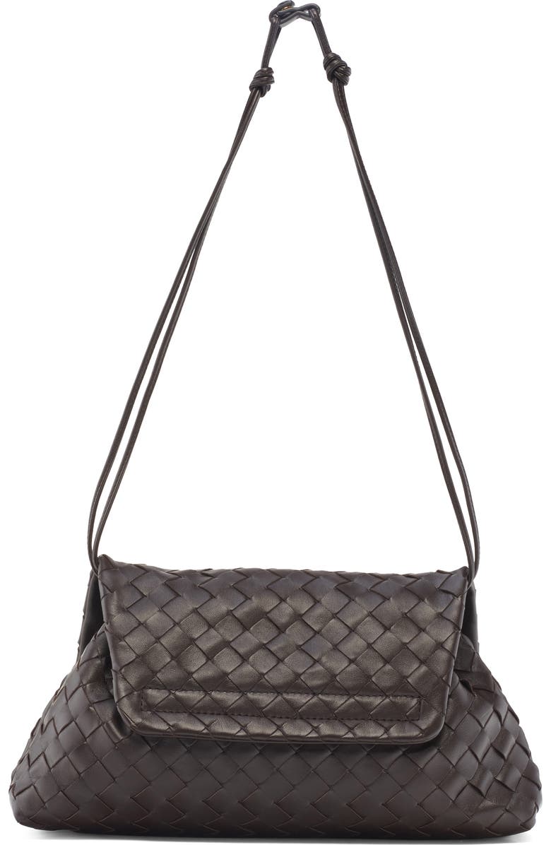 Bottega Veneta Dustbag Day Intrecciato Leather Shoulder Bag, Alternate, color, 2132 Fondant-Gold