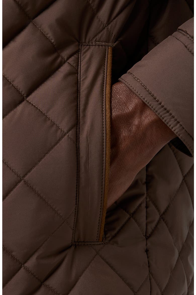 Brentwood Quilted Jacket, Alternate, color, ESPRESSO