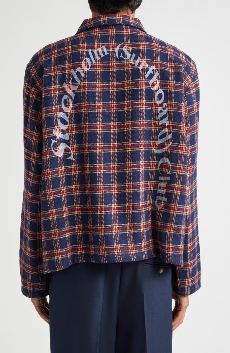 STOCKHOLM SURFBOARD CLUB Club Plaid Button-Up Shirt, Alternate, color,