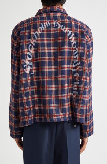 STOCKHOLM SURFBOARD CLUB Club Plaid Button-Up Shirt | Nordstrom