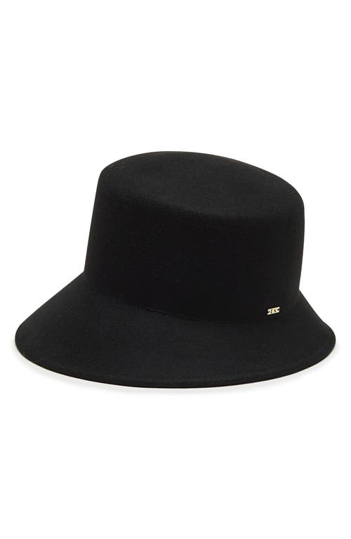 Eugenia Kim Ruby Wool Bucket Hat in Black 