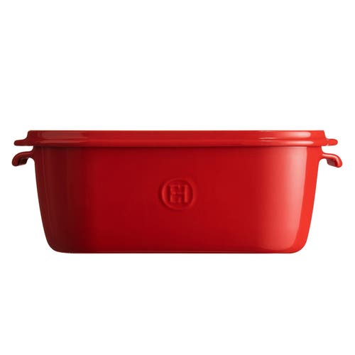 Emile Henry Cheese Box In Burgundy