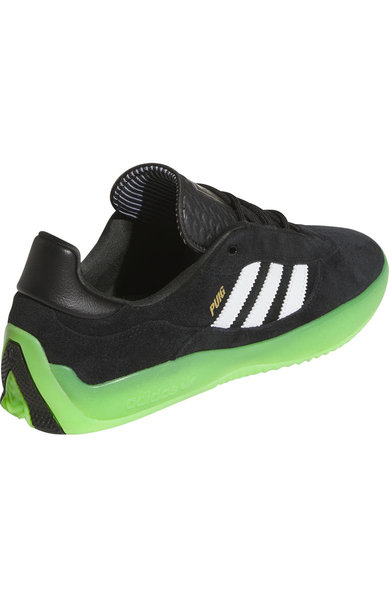 adidas Puig Sneaker, Alternate, color, Core Black/ White/ Solar Green