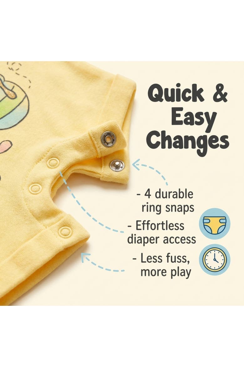Winnie the Pooh Sleeveless Romper and Headband Set, Alternate, color, Pooh Piglet Yellow