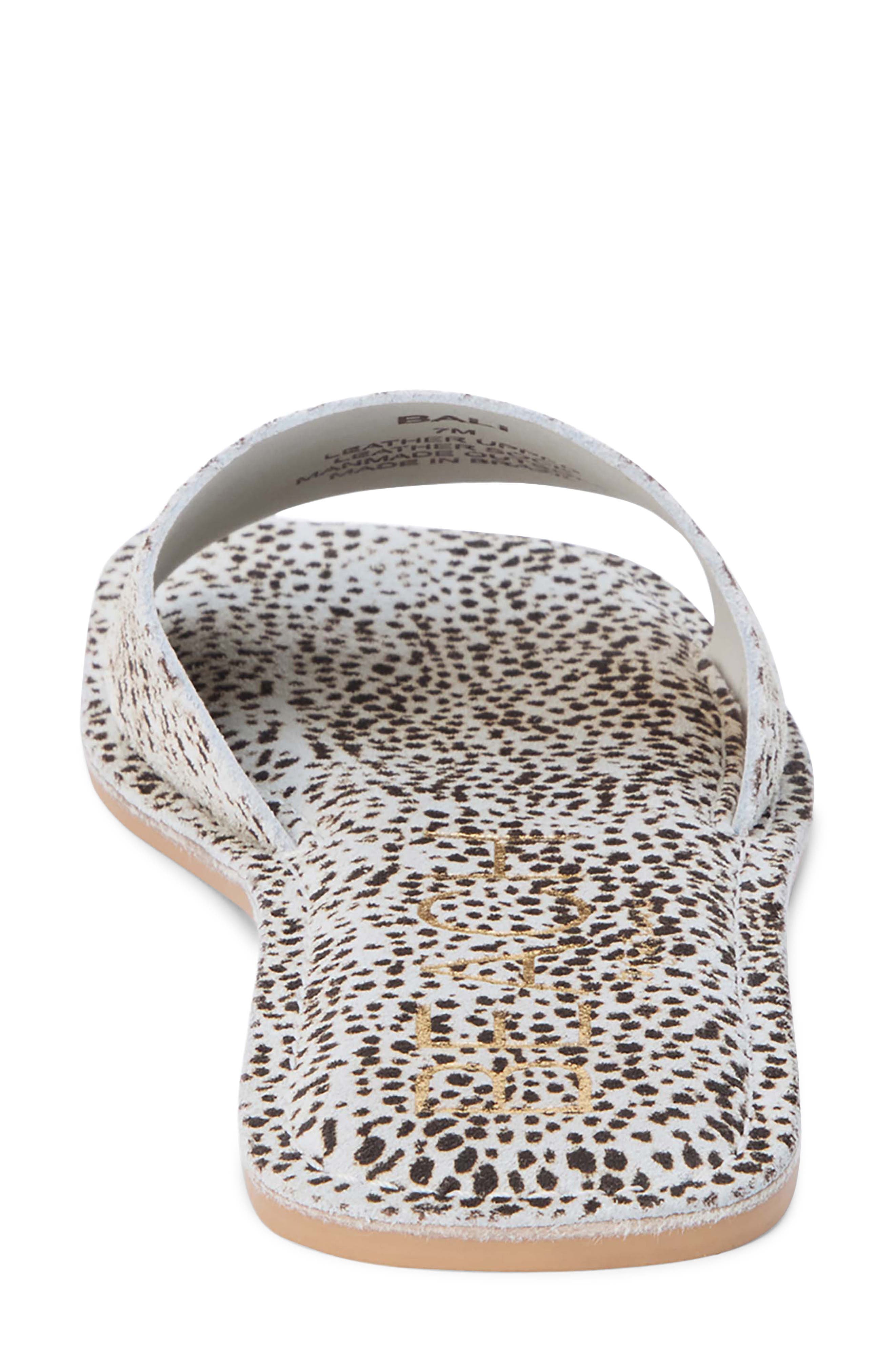 BEACH BY MATISSE Bali Slide Sandal, Alternate, color, Black White Spot