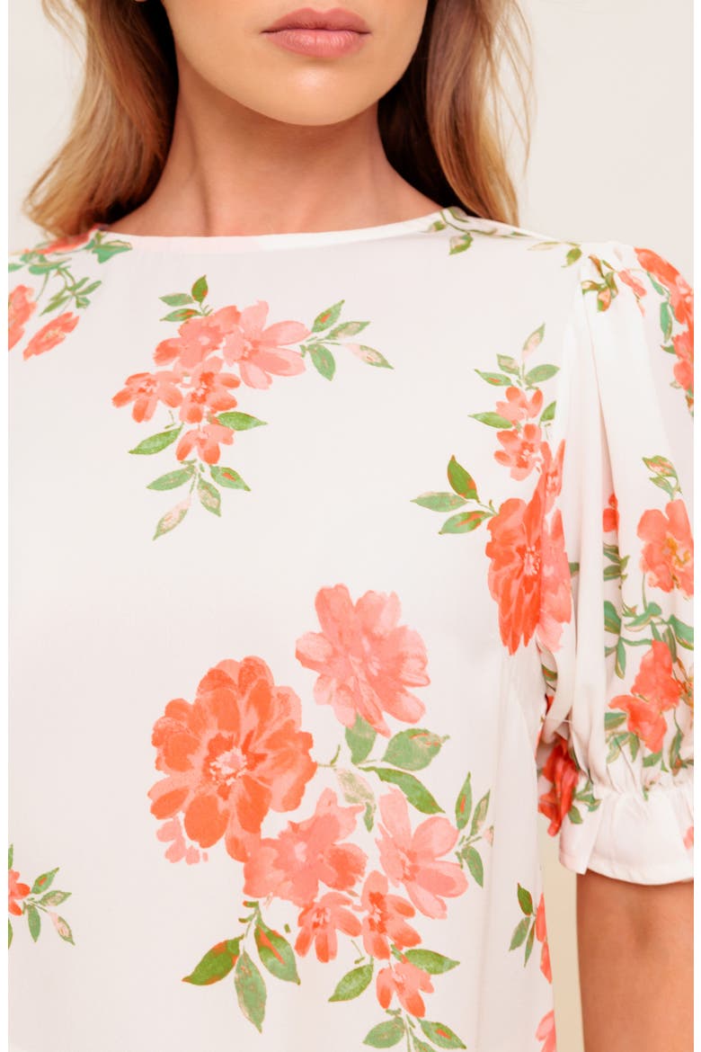 Short Sleeve Woven Top, Alternate, color, IVORY