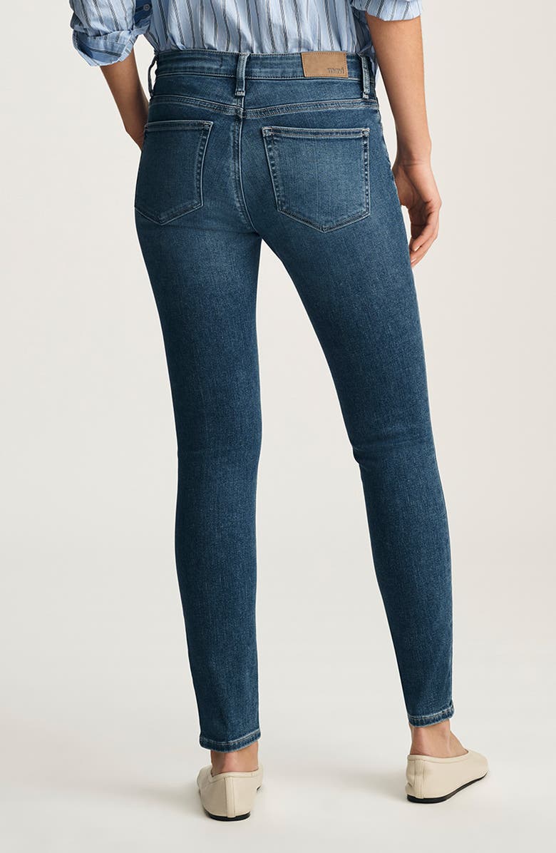 Mavi Jeans Tess High Waist Ankle Skinny Jeans, Alternate, color, Dark Brushed Feathe