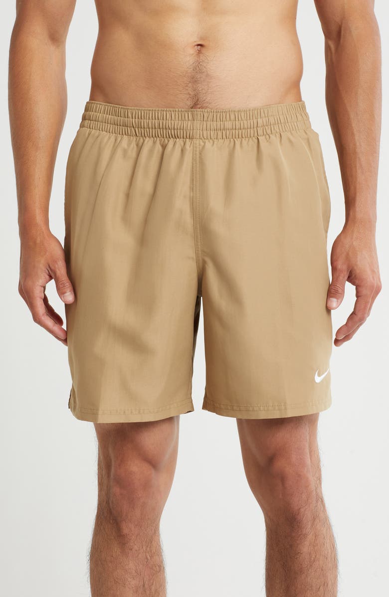 Nike 7-Inch Volley Swim Trunks, Main, color, Parachute Beige