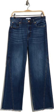STS Blue Billie High Waist Fray Hem Wide Leg Jeans