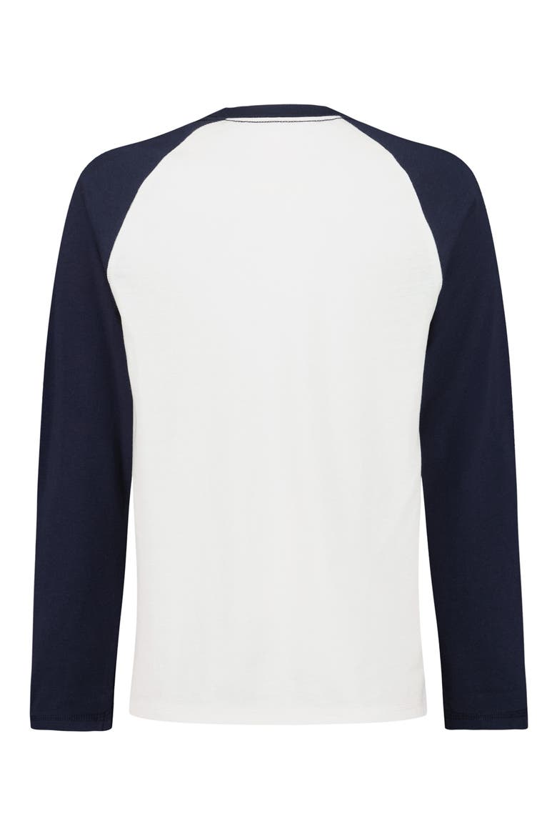 Kids' Long Sleeve Raglan T-Shirt, Alternate, color, ECRU