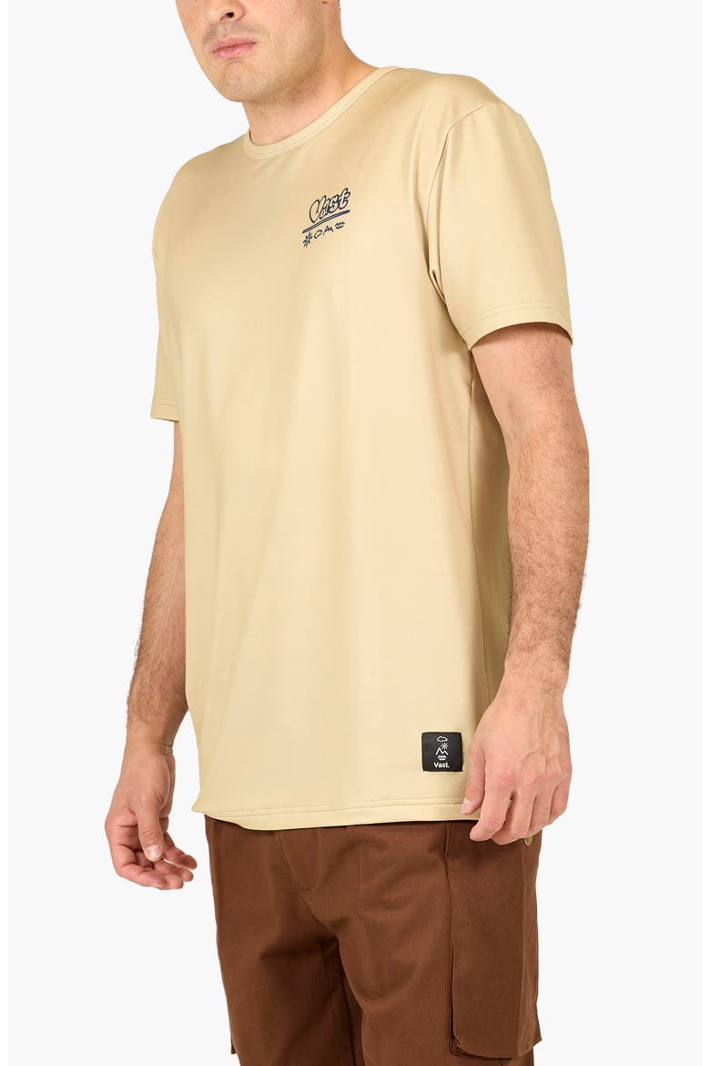 Street Elements Performance Graphic T-Shirt, Alternate, color, KHAKI