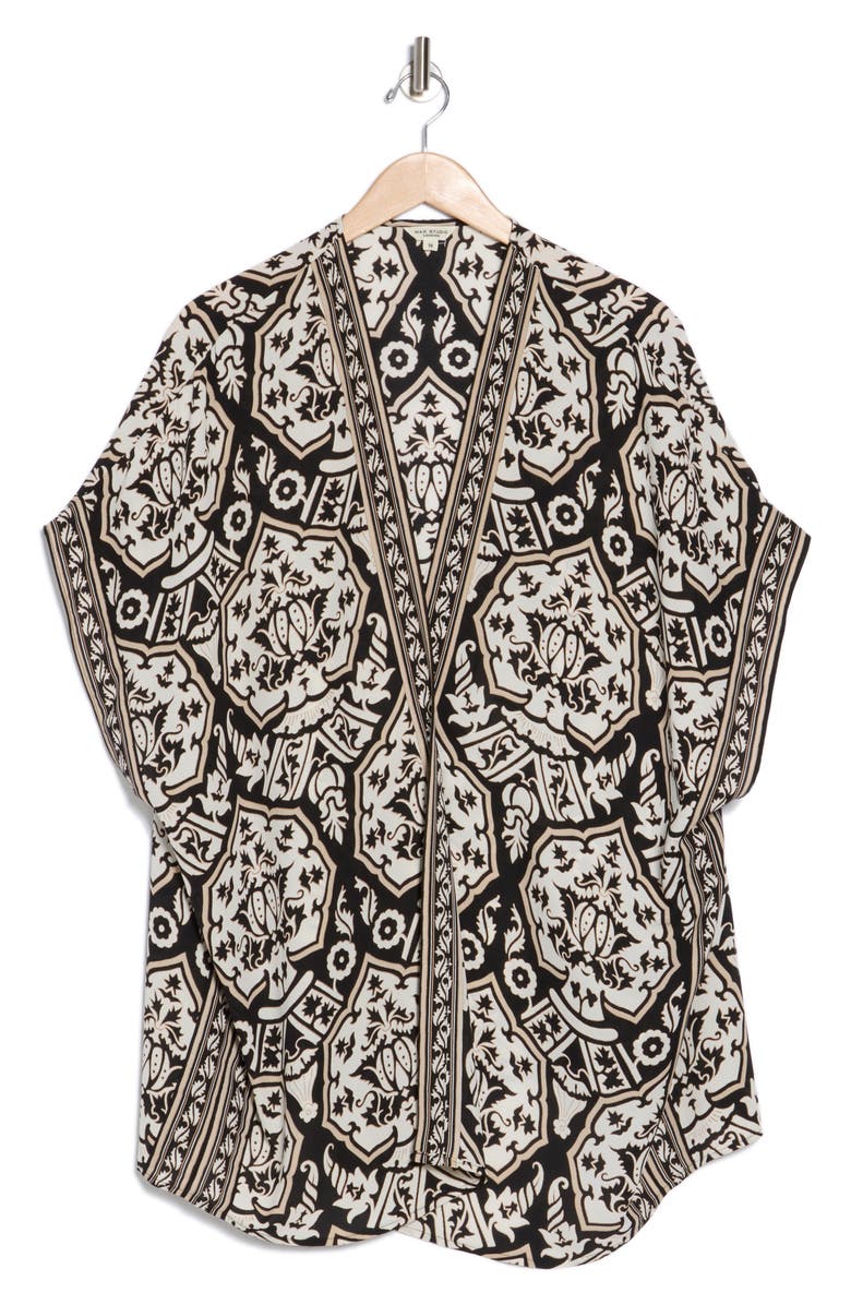 MAX STUDIO Short Sleeve Ruana, Alternate, color, 