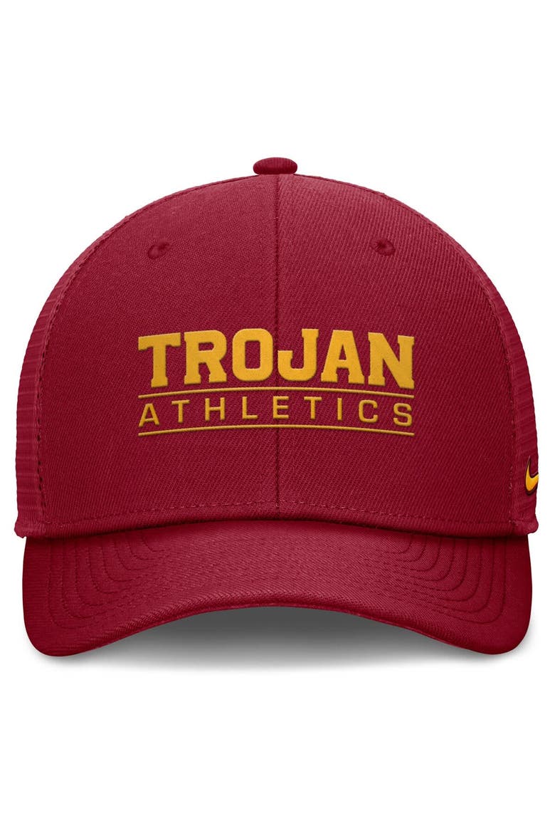 Men's Nike Crimson USC Trojans Rise Adjustable Hat, Alternate, color, Crimson