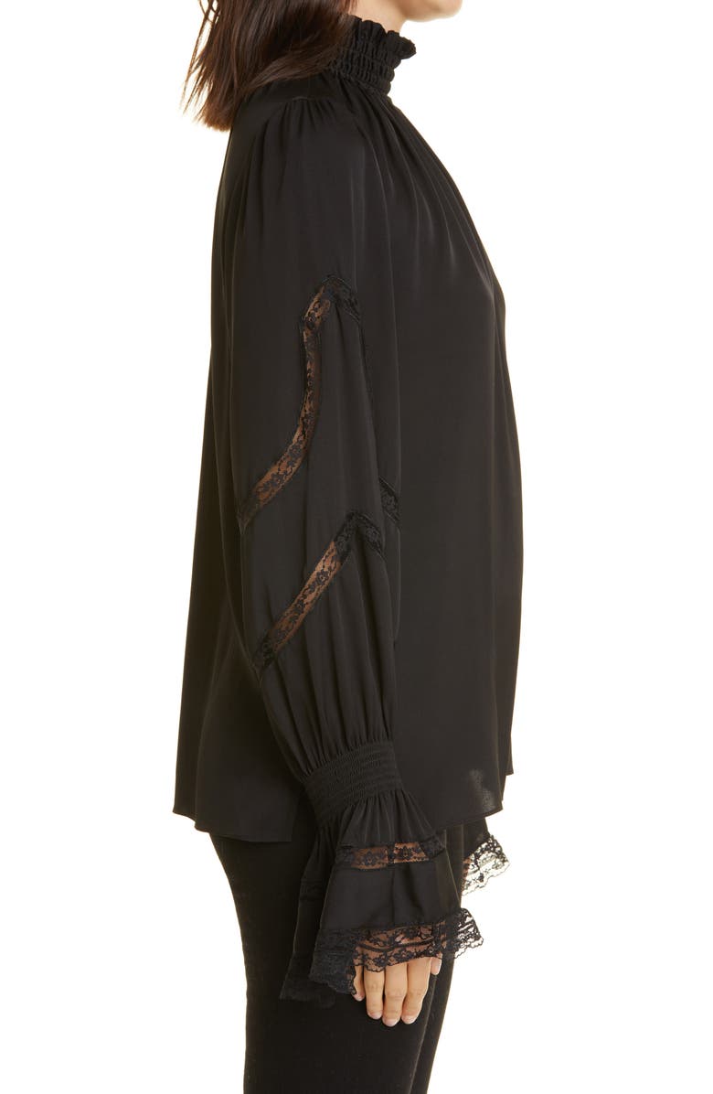 KOBI HALPERIN Elsie Stretch Silk Blouse, Alternate, color, 