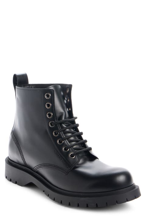 靴 SS2015 GIVENCHY Commando Boots Givenchy SS15 Contrast Lace Commando Boots - Ākaibu Store