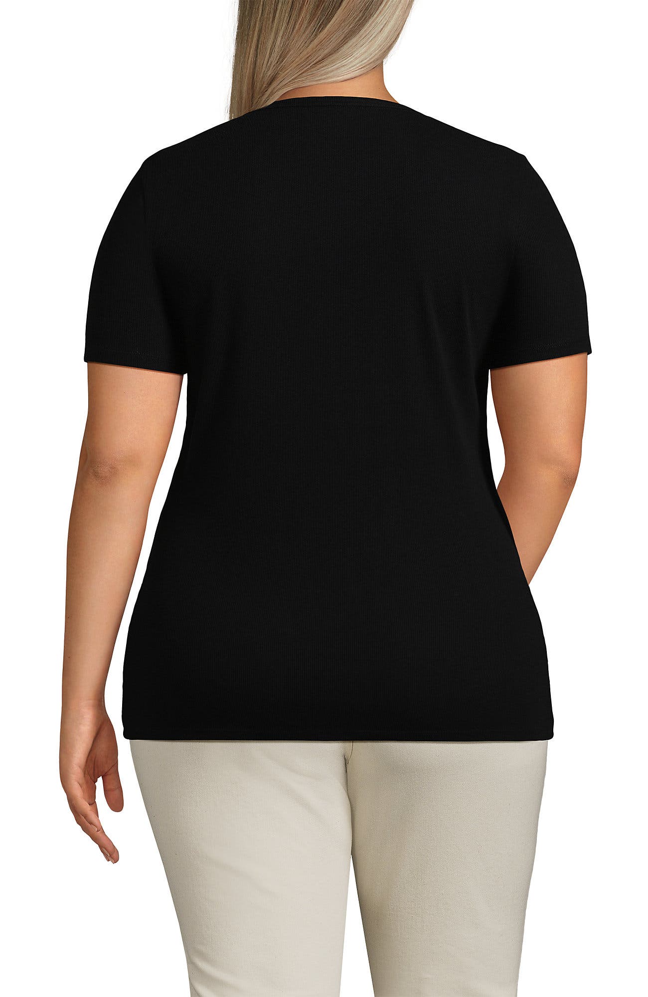 Plus Size Micro Rib T-Shirt - image 2