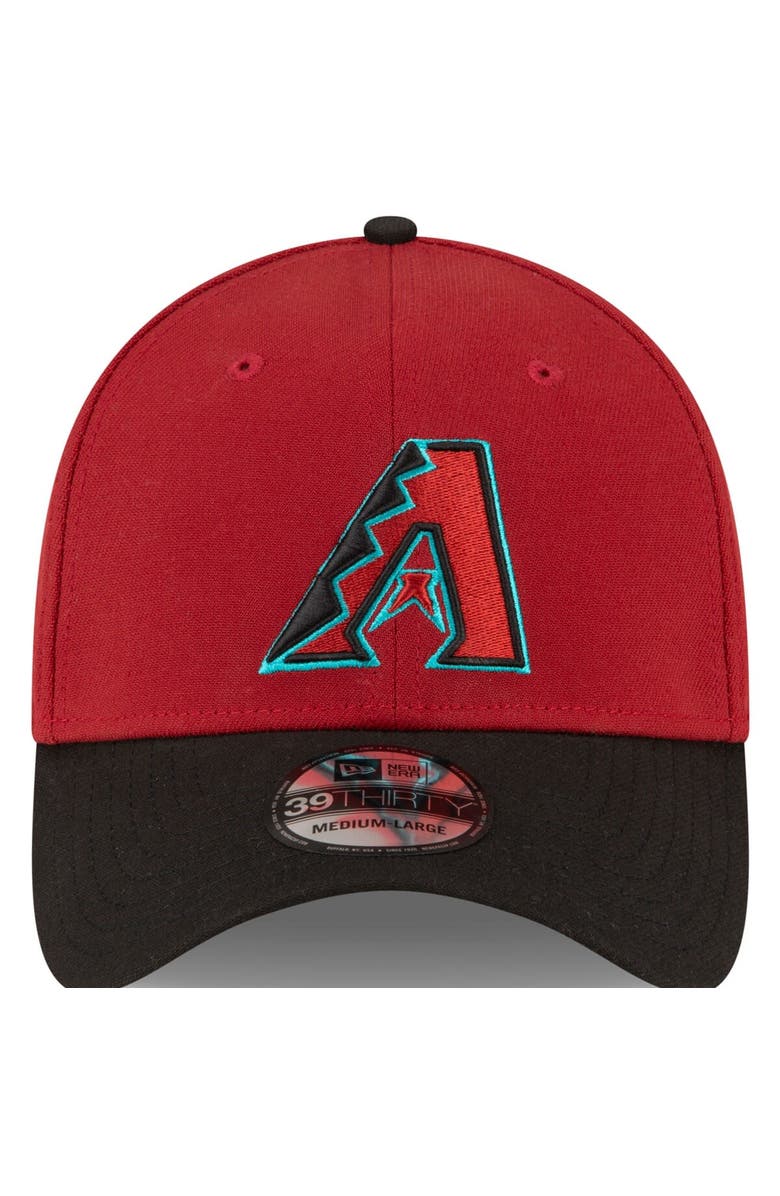New Era Men's New Era Red/Black Arizona Diamondbacks Team Classic 39THIRTY Flex Hat, Alternate, color, Red