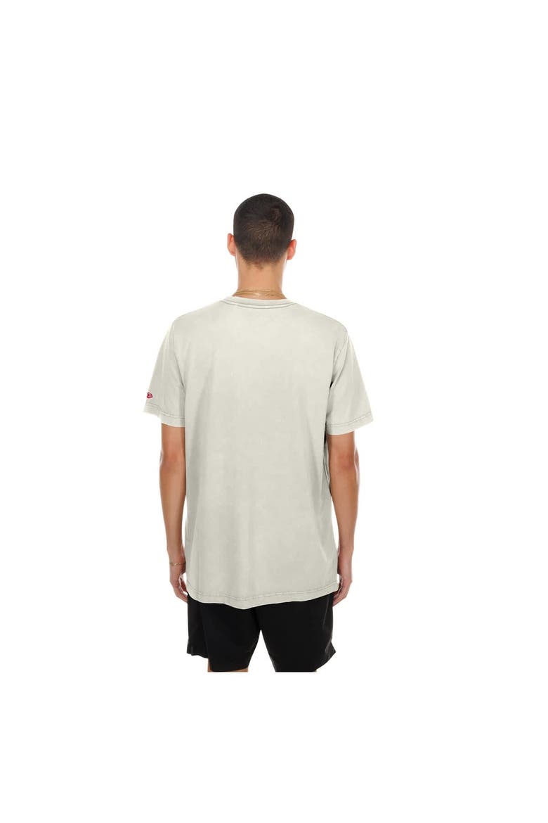 Men's New Era  Cream Philadelphia Phillies Injection Lifestyle Foodie Fashion T-Shirt, Alternate, color, Cream