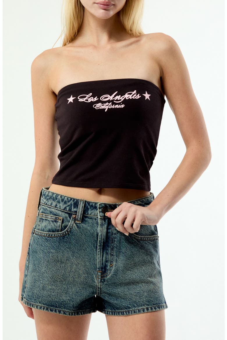LAC Crop Tube Top, Main, color, BLACK
