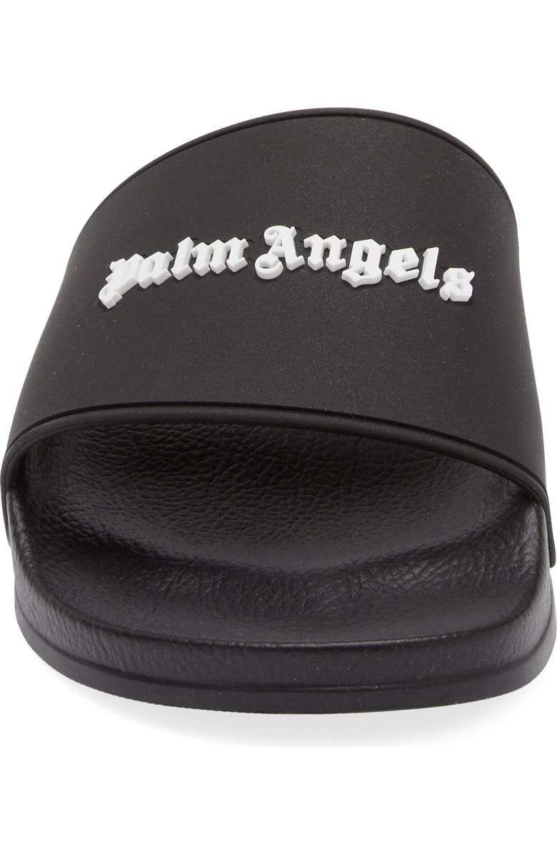 Palm Angels Essential Logo Pool Slide Sandal, Alternate, color,