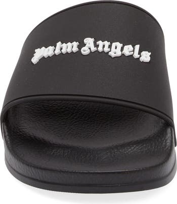 サンダル Palm Angels PMIC010F23PLA001 NEW LOGO POOL Slides Palm Angels Palm angels new logo pool slides - Sandals