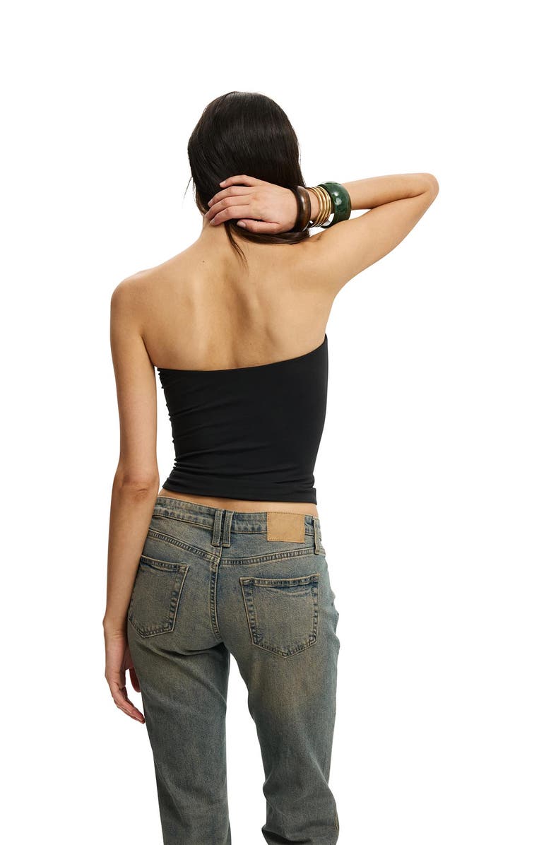 Cotton On Women's Hold Me Longline Tube, Alternate, color, Black