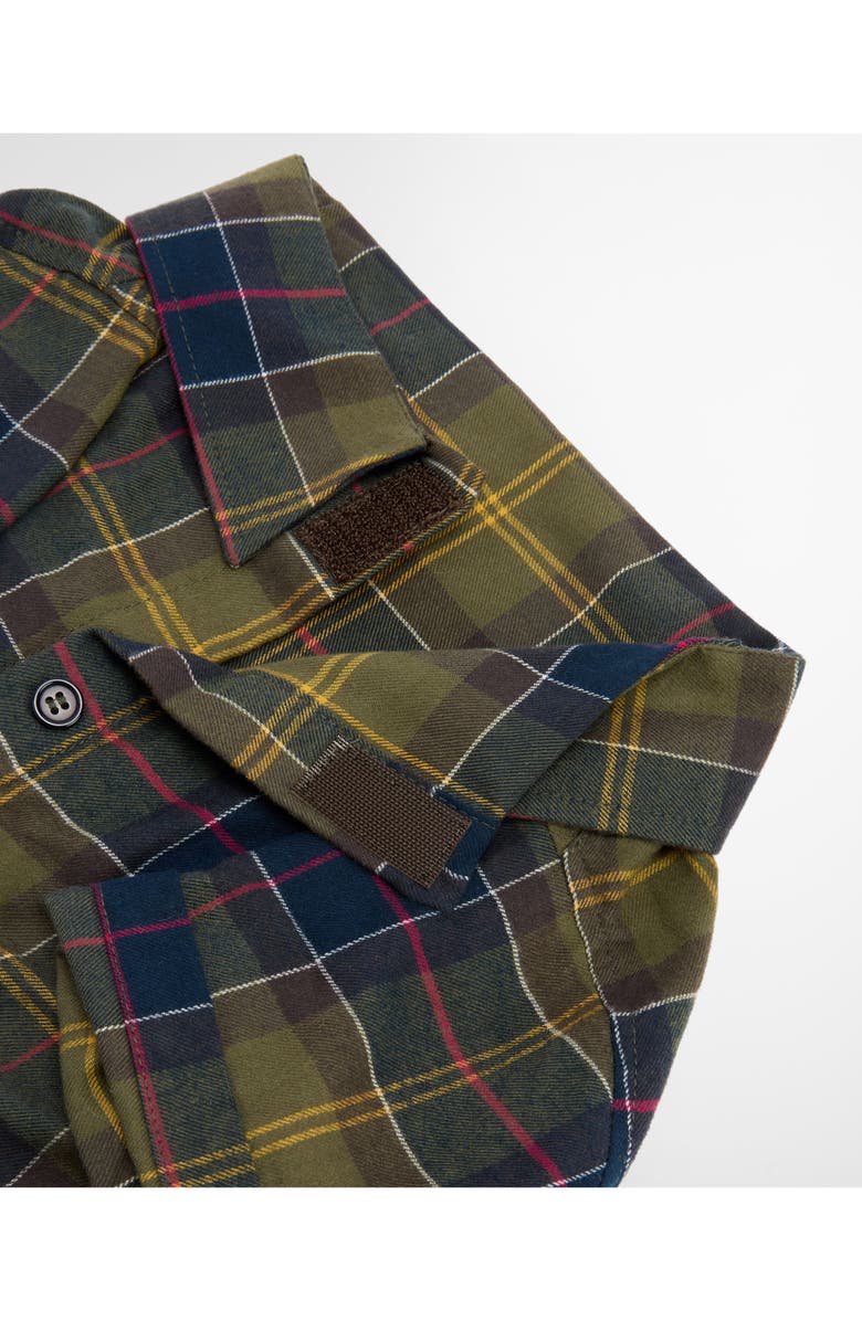 Barbour Tartan Fortrose Cotton Flannel Dog Shirt, Alternate, color, Classic Tartan