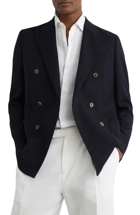 Osteria Wool Double Breasted Sport Coat