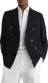 Reiss Osteria Wool Double Breasted Sport Coat