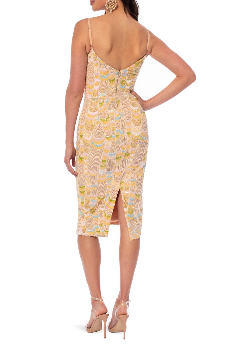 HELSI Hayden Sequin Sheath Cocktail Dress, Alternate, color,