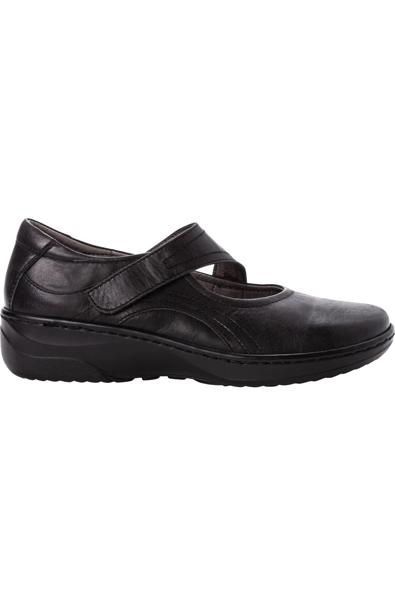 Propét Golda Flat, Alternate, color, Black Leather