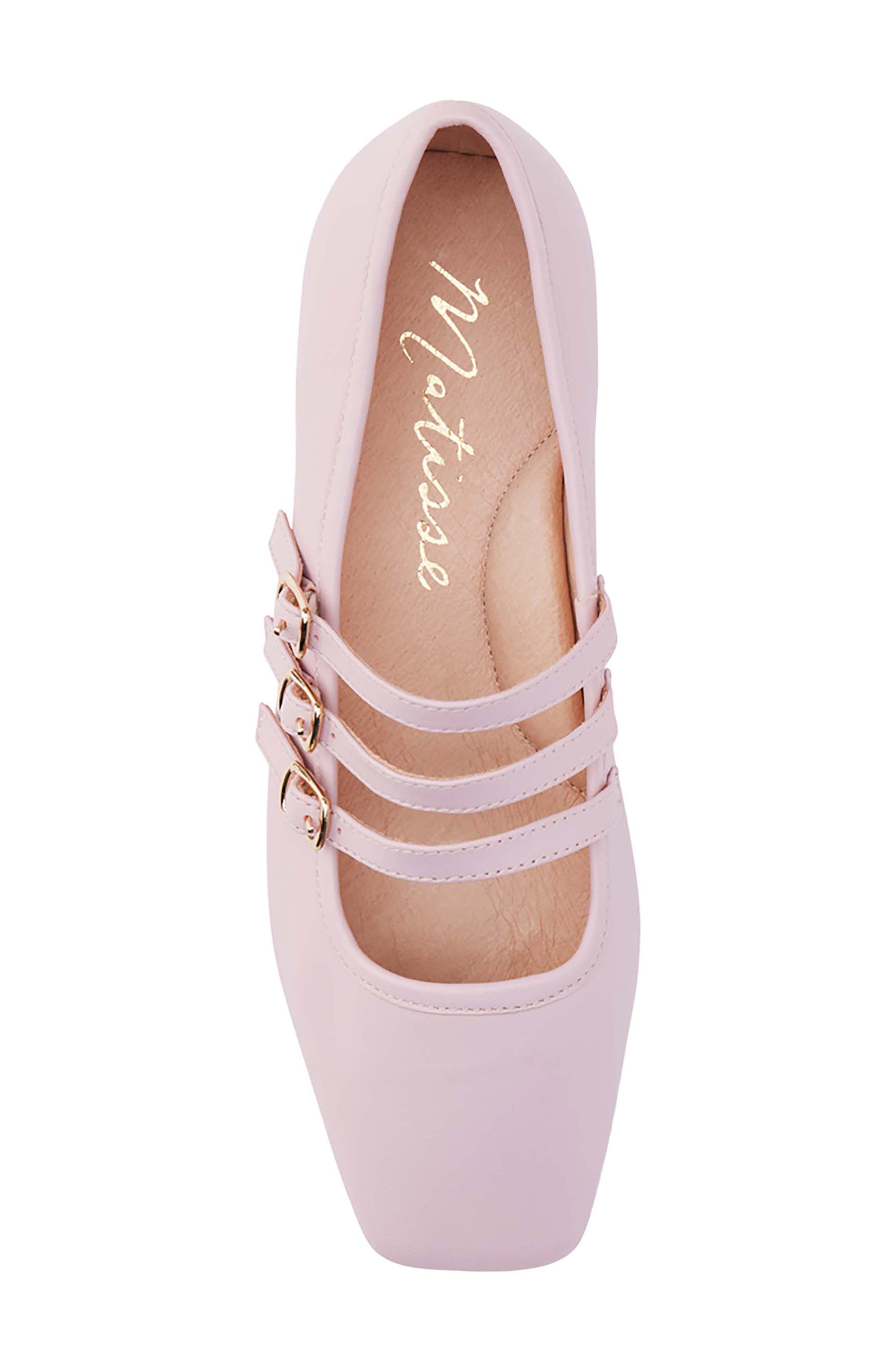 Nova Strappy Ballet Flat, Alternate, color, LIGHT PINK