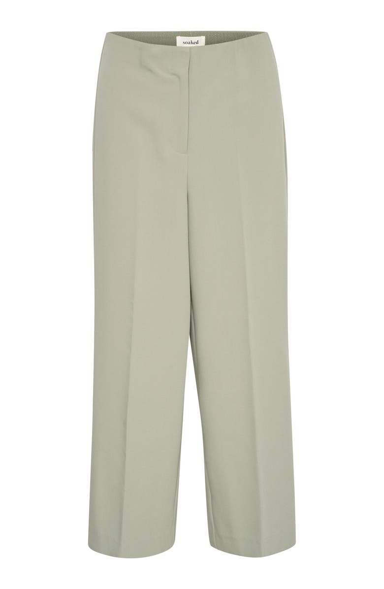 Soaked in Luxury Corinne High-Waisted Culotte Trousers, Alternate, color, Shadow