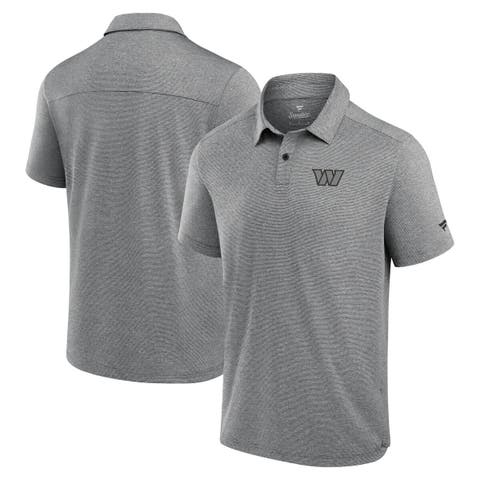 Men's Fanatics Signature Black Washington Commanders Front Office Tech Polo Shirt