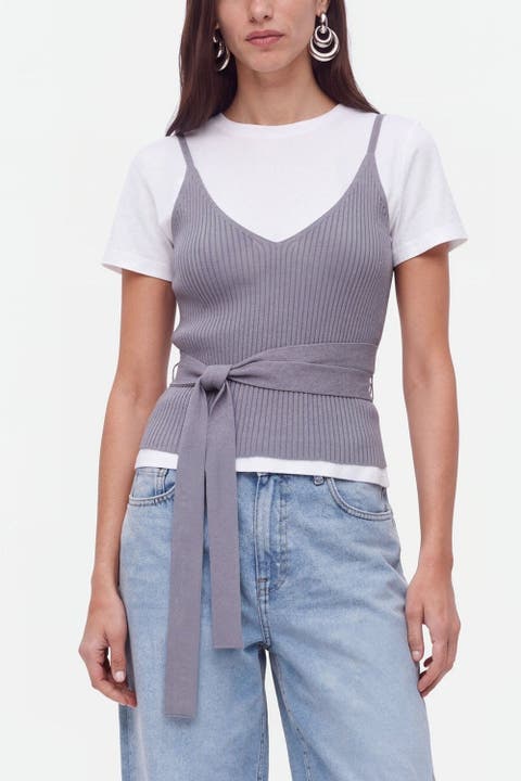 Short Sleeve Knit Top