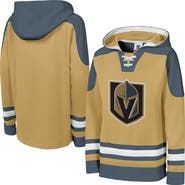 Outerstuff Youth Gold Vegas Golden Knights Ageless Must Have Home V-Neck Pullover Hoodie