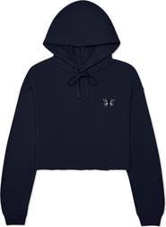 Dalix Butterfly Cropped Hoodie